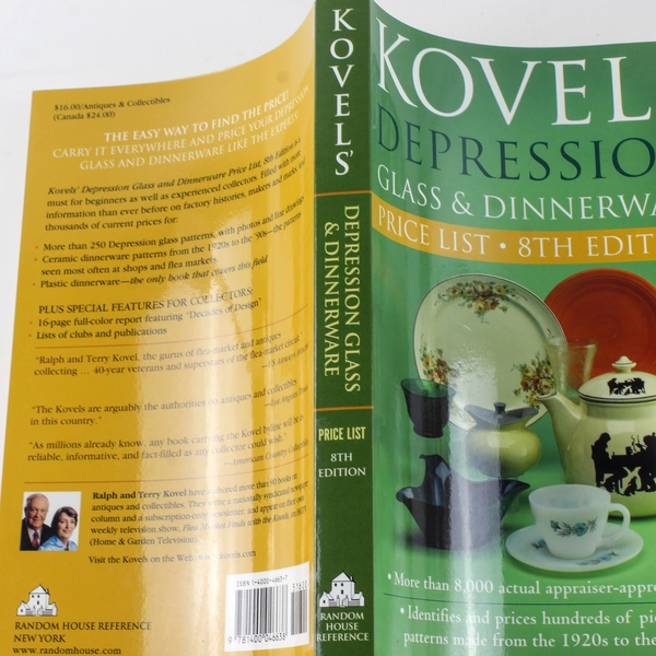 Kovels' Depression Glass & Dinnerware Book by Ralph & Terry Kovel, 2004