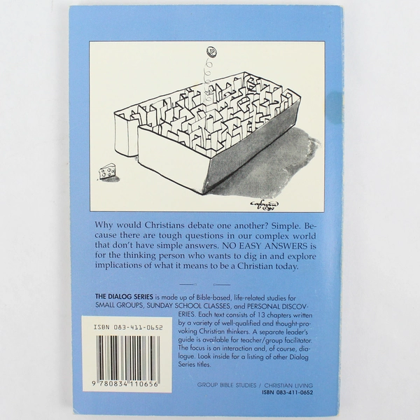 No Easy Answers by Stephen M. Miller - Dialog Series Paperback 1985