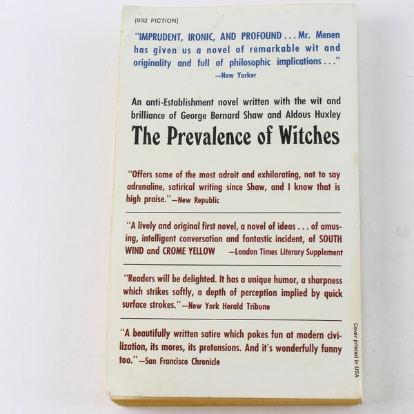 The Prevalence of Witches by Aubrey Menen 1948 Paperback Ballantine Books