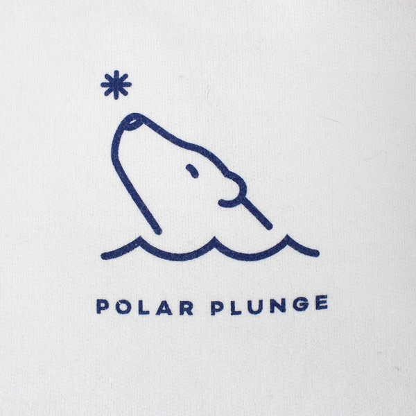 George Fox University Pullover Sweatshirt, Unisex M White 2024 Polar Plunge