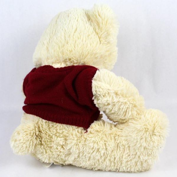 Best Made Toys Cream Colored Stuffed Bear With Snowflake Sweater 14"