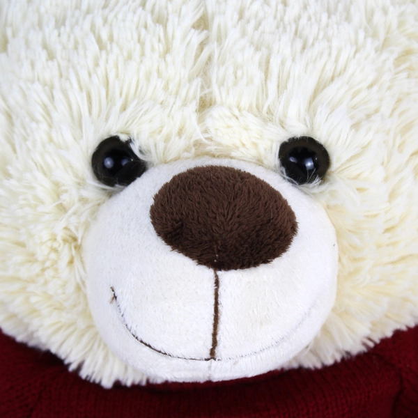 Best Made Toys Cream Colored Stuffed Bear With Snowflake Sweater 14"