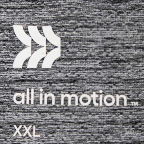 All In Motion Gray Short Sleeve T-Shirt Activewear Men's Size 2XL