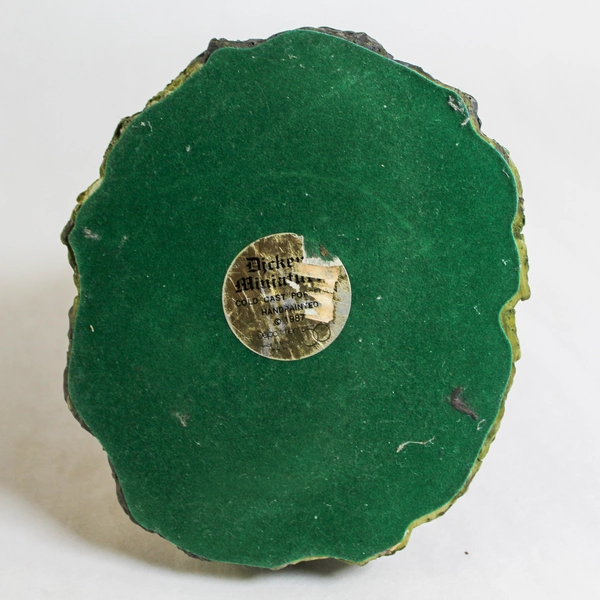 1987 Dept 56 Dickens Village Miniature Brick Abbey 5" Figurine - Holiday Decor