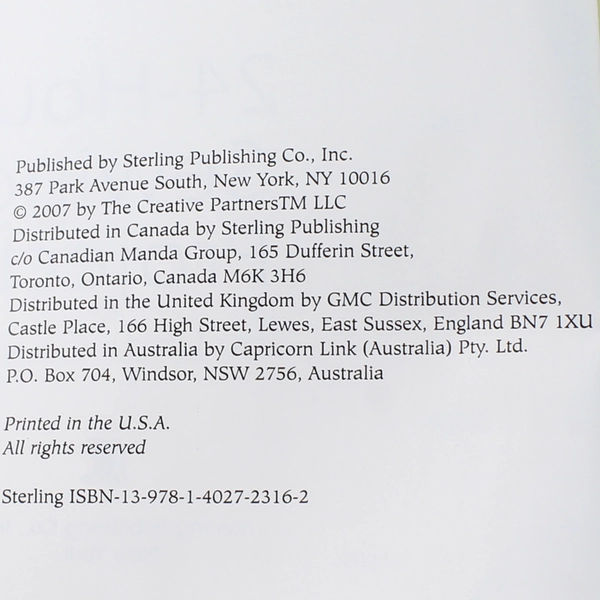 24 Hour Sewing Projects Linda Causee 2007 Hardcover Sterling Publishing Co