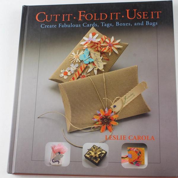 Cut It Fold It Use It by Leslie Carola 2009 Hardcover Craft Book