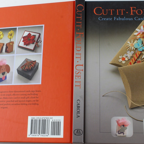 Cut It Fold It Use It by Leslie Carola 2009 Hardcover Craft Book