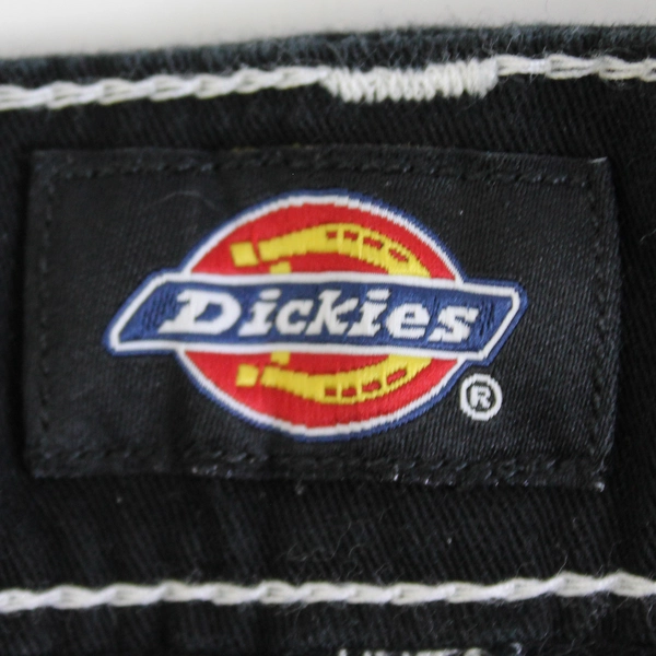 Dickies Relaxed Fit Carpenter Cropped Pants Cotton Stretch Women's 34R Altered