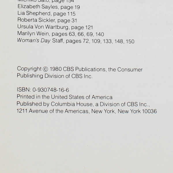 Woman's Day Creative Stitchery From Scraps 1980 Hardcover Book - Good Condition