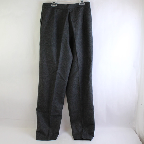 Vintage H.W. LTD. Gray Pleated Wool Dress Pants Women's Size 12