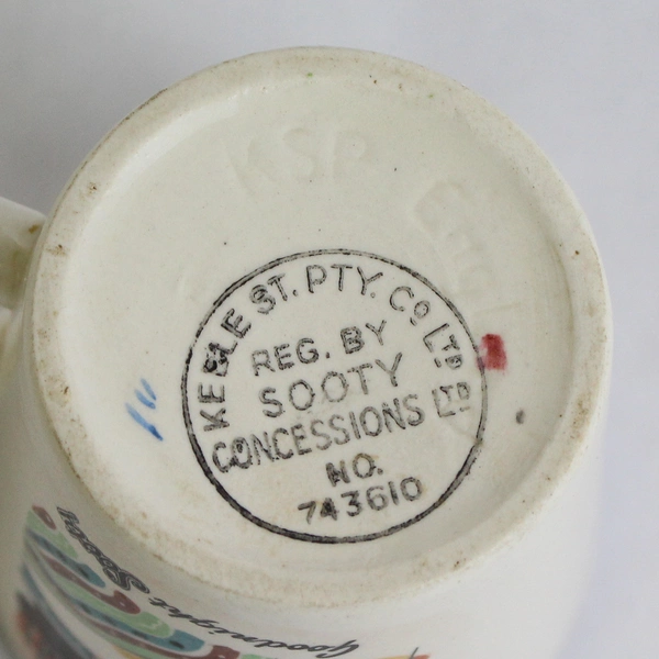 Vintage Keele St Pty Co Goodnight Sooty Cup