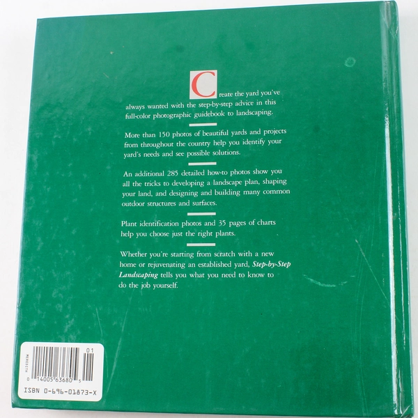 Better Homes and Gardens Step By Step Landscaping Hardcover Book 1991