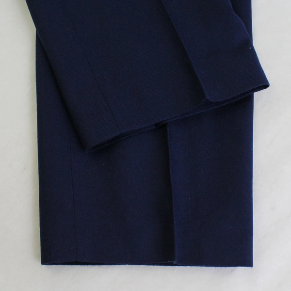 Vintage H.W. LTD. Navy Blue Pleated Wool Dress Pants Women's Size 12