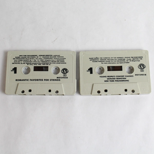 Lot Of 2 Classical 90's (90 Minute) Cassettes 1984