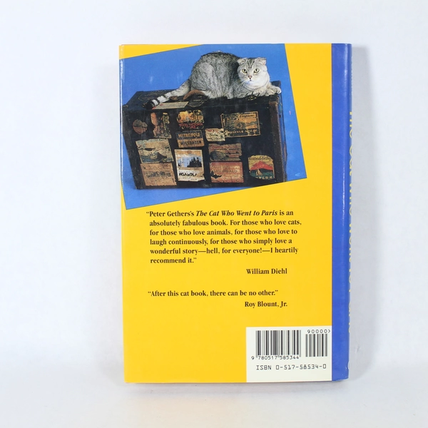 The Cat Who Went to Paris by Peter Gethers 1991 Hardcover - Very Good