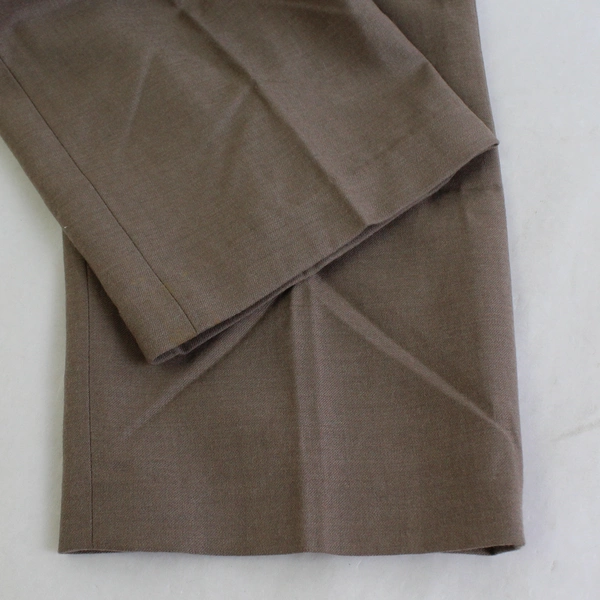Chadwick's Collection Brown Pleated Wool Dress Pants Women's Size 12