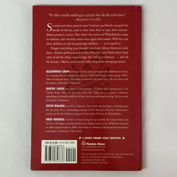 The Sons of Liberty: Death and Taxes Alexander & Joseph Lagos 2011 Paperback