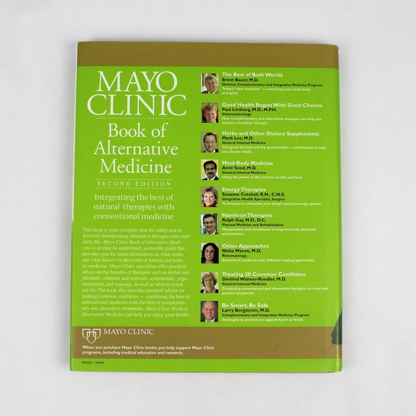 Mayo Clinic Book of Alternative Medicine 2nd Ed Updated & Expanded 2010 HC DJ