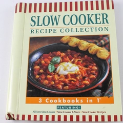 Slow Cooker Recipe Collection 3 Cookbooks in 1 Hardcover Good Condition 2001
