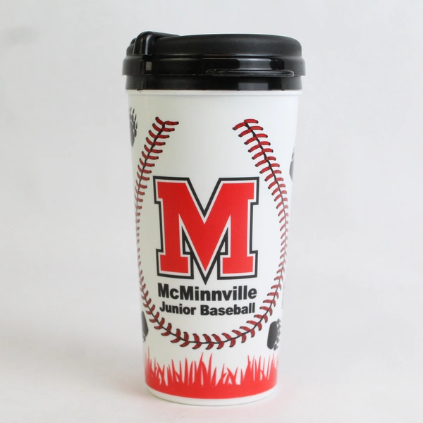 Whipley Warren McMinnville Grizzlies Junior Baseball Plastic Travel Mug