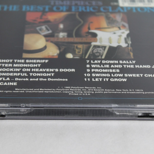 Eric Clapton Time Pieces CD 1982 Rock Music PolyGram - Pre-Owned, Small Scratch