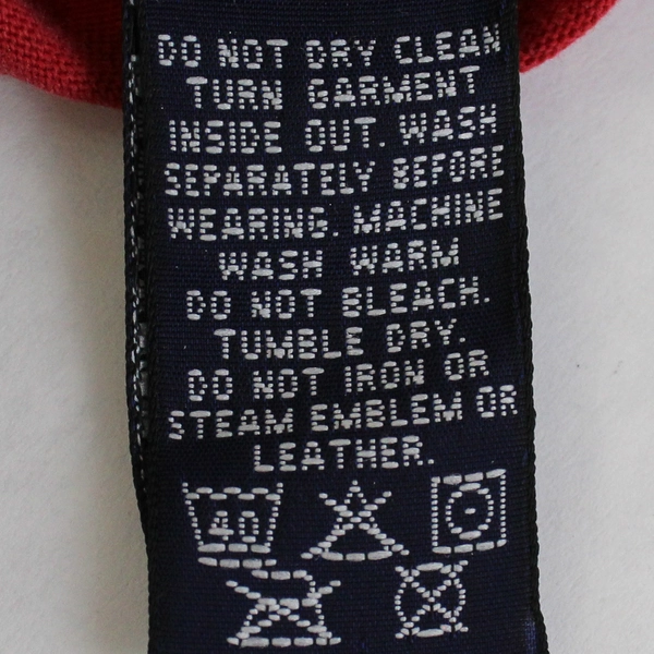 Eddie Baur Ebtek Sleeveless T Shirt Red 100% Cotton Men's Size XL Flawed