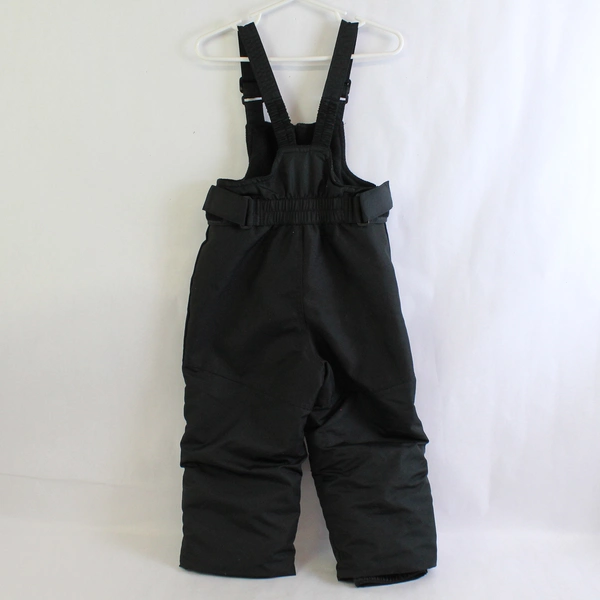Cat & Jack Snowsuit Zip-Up Overalls Snow Bib, Child 2T Black