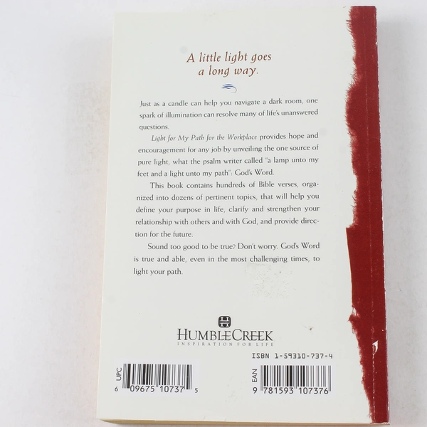Light for My Path for the Workplace by Jennifer Hahn 2005 Paperback Book