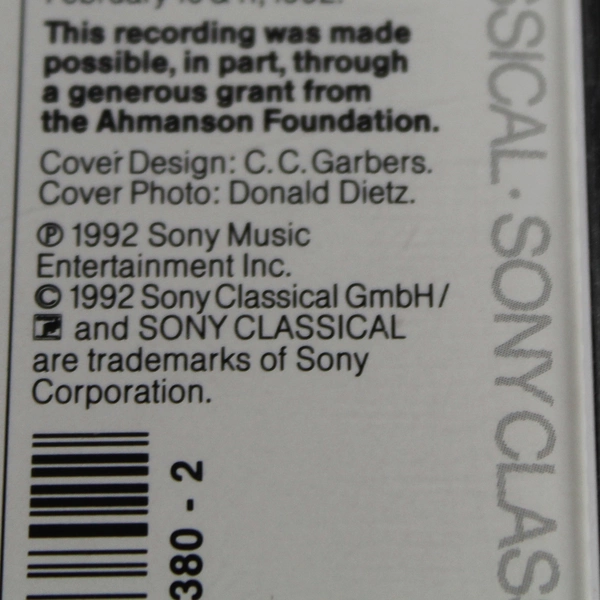 Mahler Symphony No. 4 CD 1992 Sony Classical - Good Condition, Pre-Owned