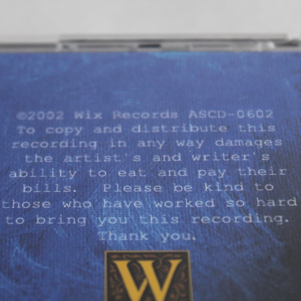 Signed Amy Shreve Whisper CD 2002 Wix Records - Good Condition, Untested