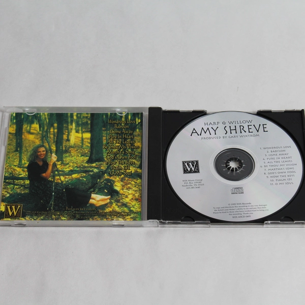 Harp & Willow by Amy Shreve CD 1995 Wix Records - Good Condition, Untested