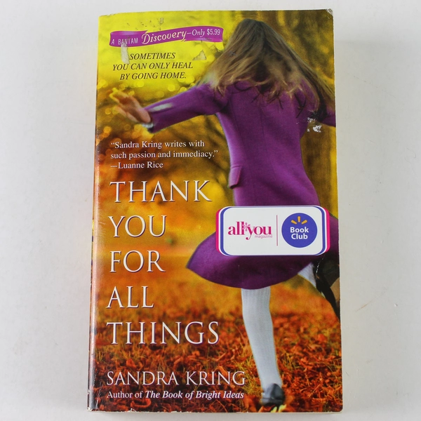 Thank You for All Things by Sandra Kring 2008 Paperback