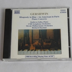 Gershwin Piano Concerto in F CD 1989 Naxos Various Artists Jazz Classical Music