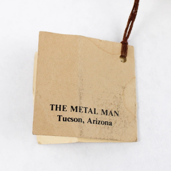 Al Speert The Metal Man Metal Roses & Pen On Onyx Base Tuscan AZ 1970-80s