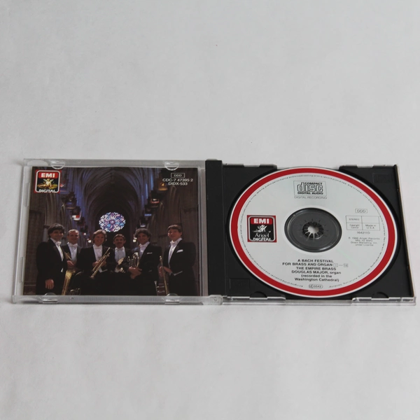 A Bach Festival for Brass & Organ CD 1986 Angel Records - Pre-Owned