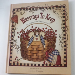 Blessings to Keep Journal by Jill Lemming 2000 - Good Condition