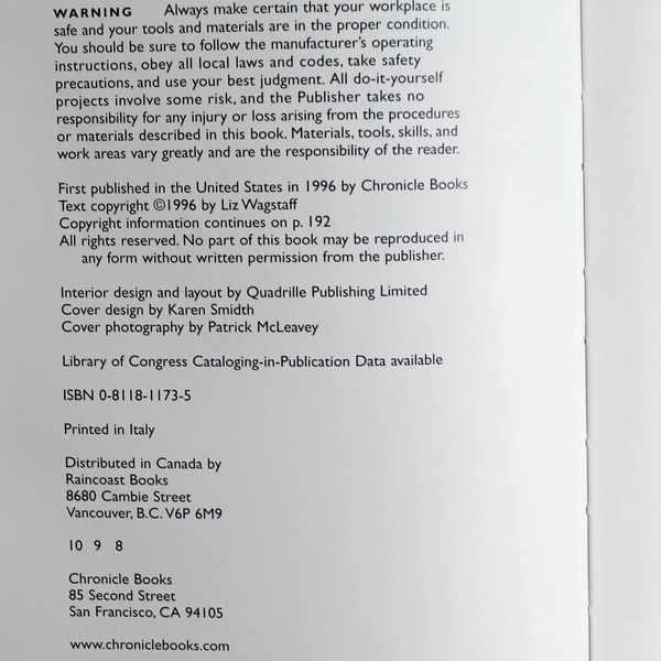 Paint Recipes: Step-by-Step Guide to Colors & Finishes 1996 Softcover Book