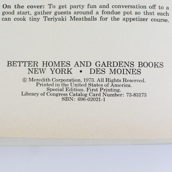 Vintage Lot of 2 Better Homes and Gardens Special Edition Cookbooks 1973 1998