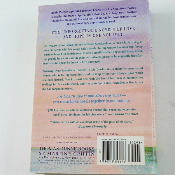 An Ocean Apart & Starting Over by Robin Pilcher 2005 Paperback Good Condition
