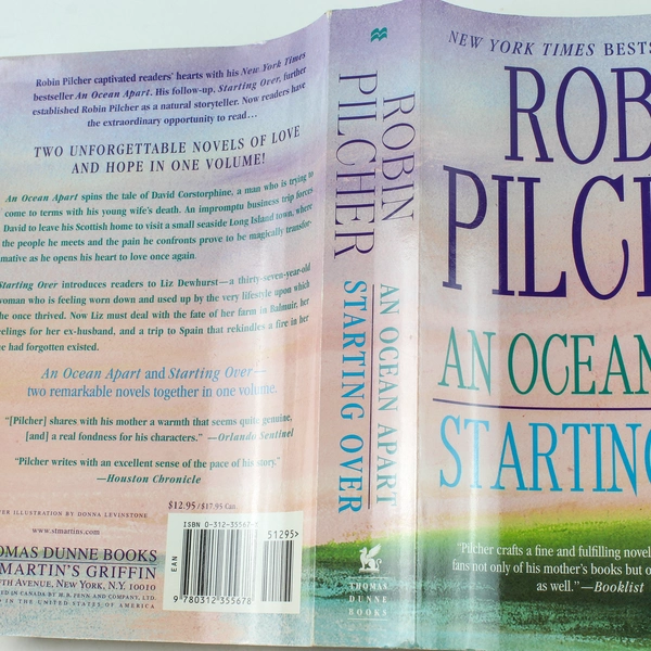 An Ocean Apart & Starting Over by Robin Pilcher 2005 Paperback Good Condition