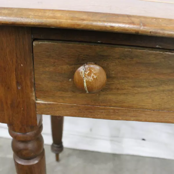 Antique Wooden One Drawer Side Table