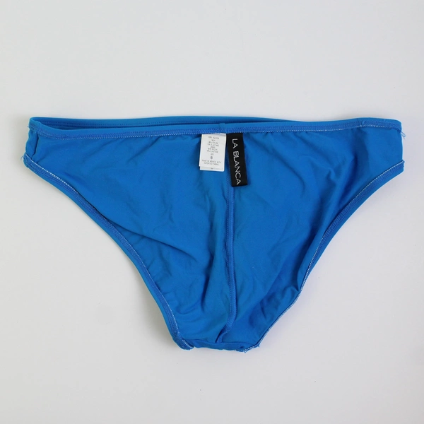 La Blanca Bikini Bottom Women's Size 8 Blue 52419