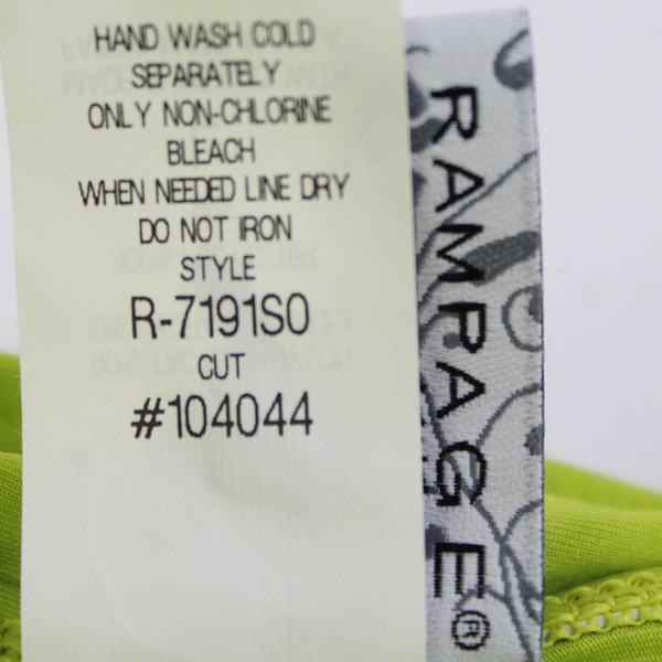 Rampage Swim Bikini Bottom Women's Large Green 52419