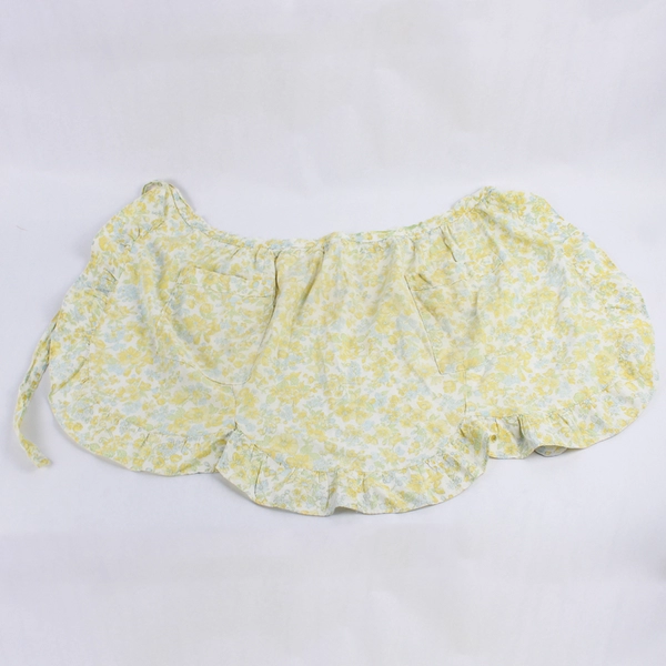 Lot of 3 Women's Floral Patterned Half Aprons