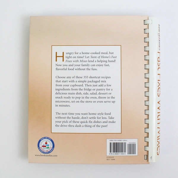 Taste of Home's Fast Fixes with Mixes 2006 Hardcover Spiral Bound