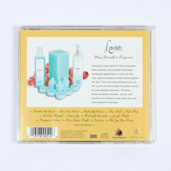 Various Artists Lavish CD by PartyLite - Scent, Sound & Your Special Moments