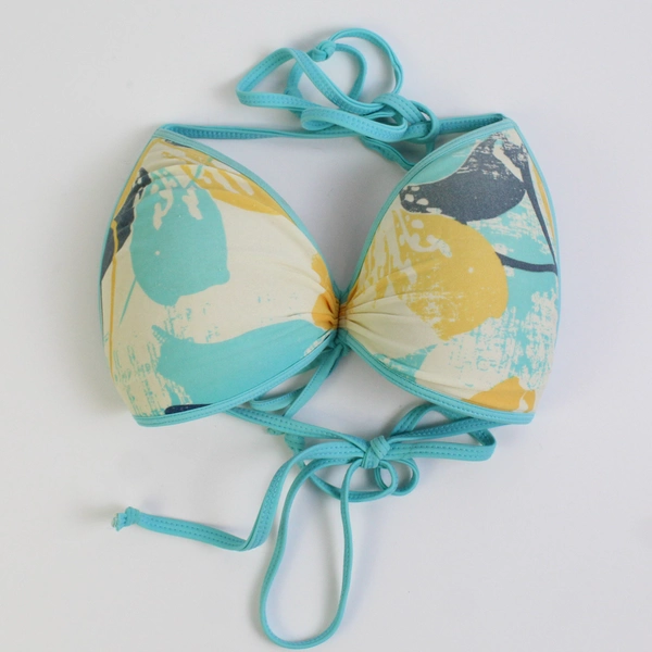 Body Glove Bikini Top Women's Medium Halter Top Aqua