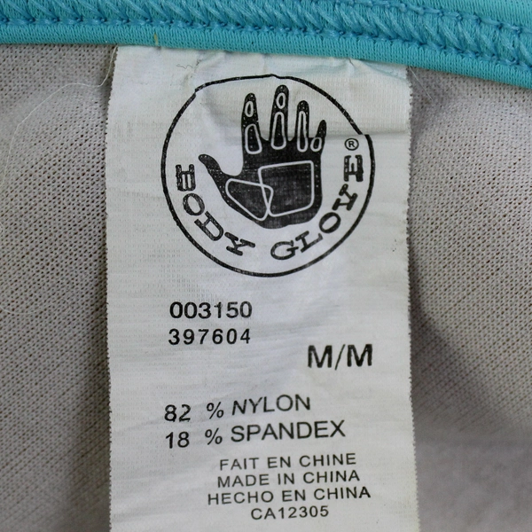 Body Glove Bikini Top Women's Medium Halter Top Aqua