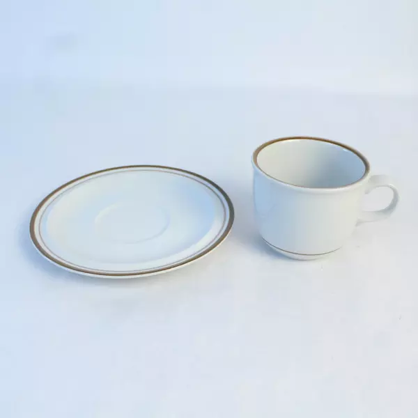 6 Sets of MSI Monterrey Colonial Stoneware Cups & Saucers Japan