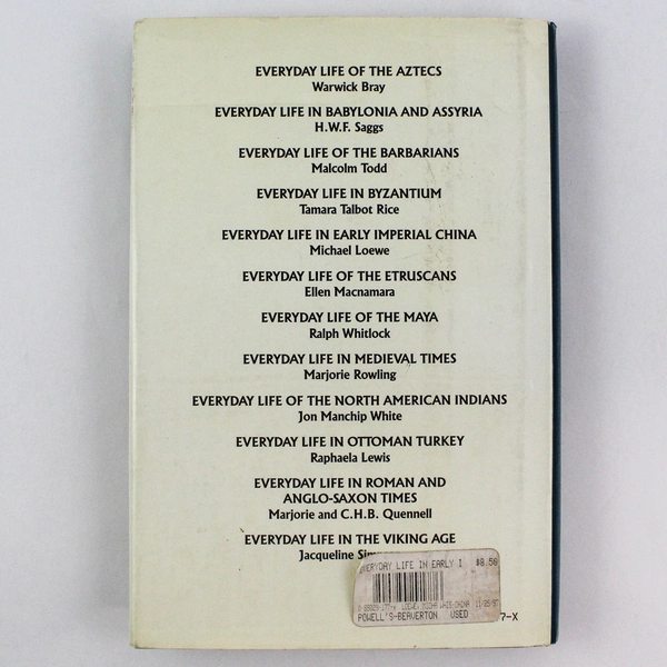 Everyday Life in Early Imperial China by Michael Loewe HC Dust Jacket 1988